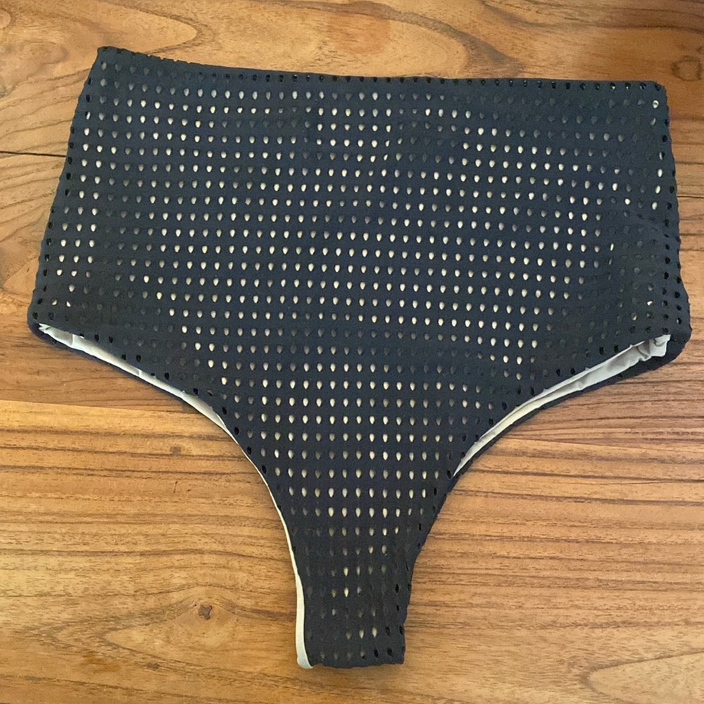 Acacia Black Swim Bottoms